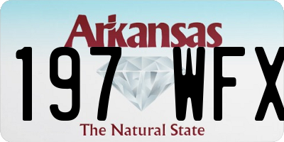 AR license plate 197WFX