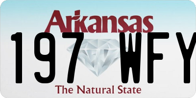 AR license plate 197WFY