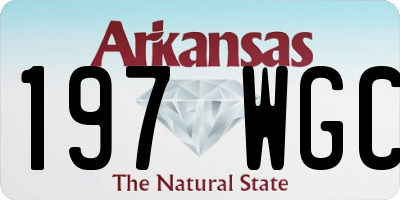 AR license plate 197WGC