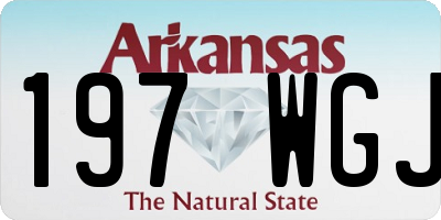 AR license plate 197WGJ