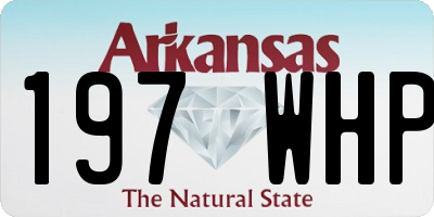 AR license plate 197WHP