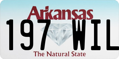 AR license plate 197WIL