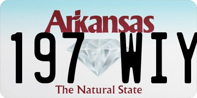 AR license plate 197WIY