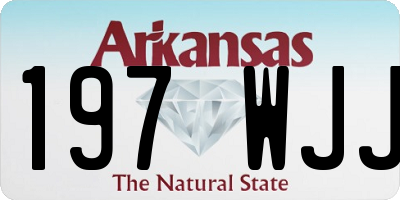 AR license plate 197WJJ