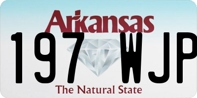 AR license plate 197WJP