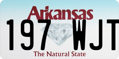AR license plate 197WJT