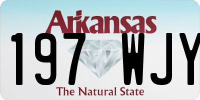 AR license plate 197WJY