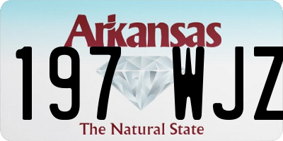 AR license plate 197WJZ
