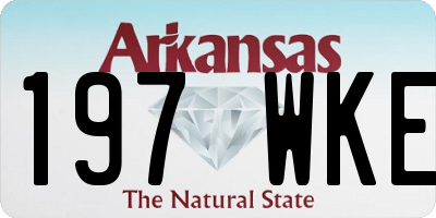 AR license plate 197WKE