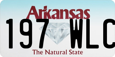 AR license plate 197WLC