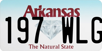 AR license plate 197WLG