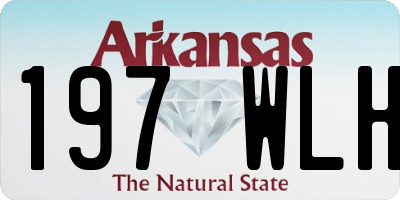 AR license plate 197WLH