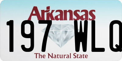 AR license plate 197WLQ