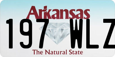 AR license plate 197WLZ