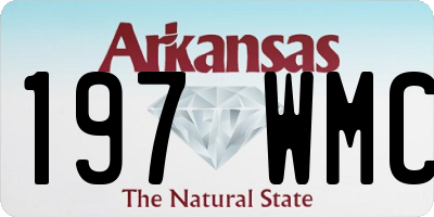 AR license plate 197WMC
