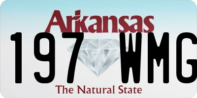 AR license plate 197WMG