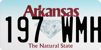 AR license plate 197WMH