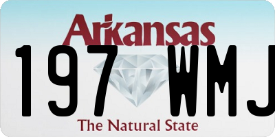 AR license plate 197WMJ