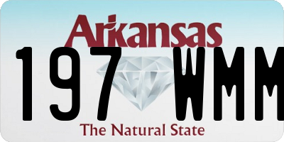 AR license plate 197WMM