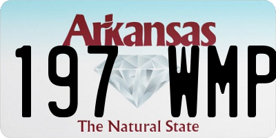 AR license plate 197WMP
