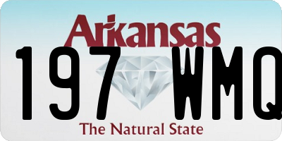 AR license plate 197WMQ