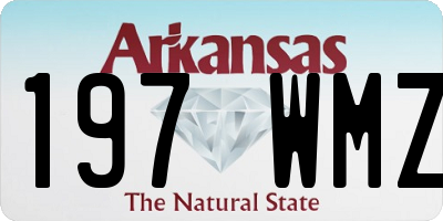 AR license plate 197WMZ
