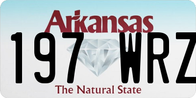 AR license plate 197WRZ