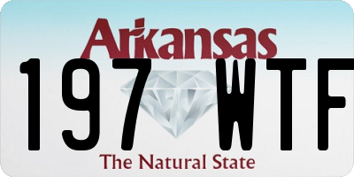 AR license plate 197WTF