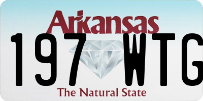 AR license plate 197WTG