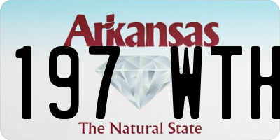 AR license plate 197WTH