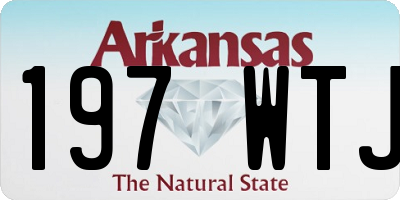 AR license plate 197WTJ