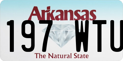 AR license plate 197WTU