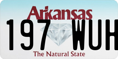 AR license plate 197WUH
