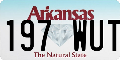 AR license plate 197WUT