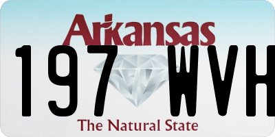 AR license plate 197WVH