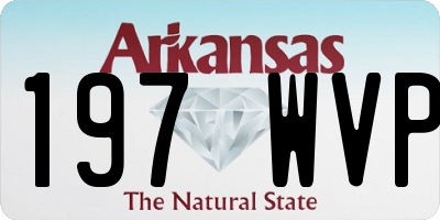 AR license plate 197WVP