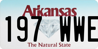 AR license plate 197WWE