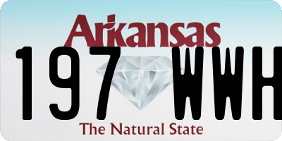 AR license plate 197WWH