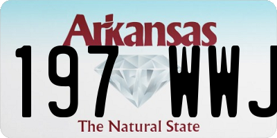 AR license plate 197WWJ