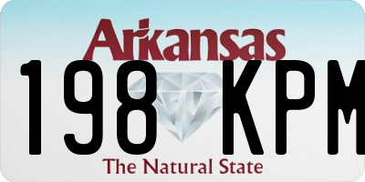 AR license plate 198KPM