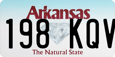 AR license plate 198KQV