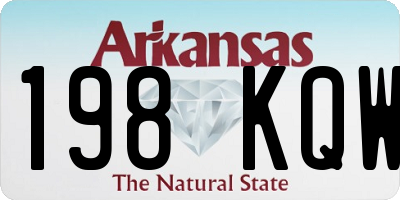 AR license plate 198KQW