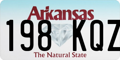 AR license plate 198KQZ