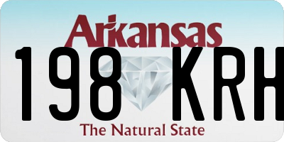AR license plate 198KRH