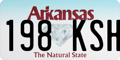 AR license plate 198KSH