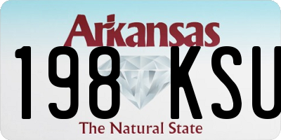 AR license plate 198KSU
