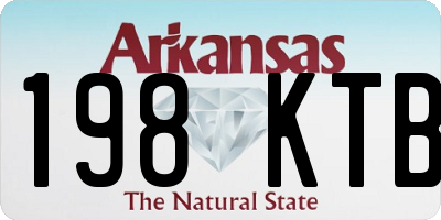 AR license plate 198KTB