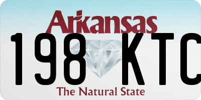 AR license plate 198KTC