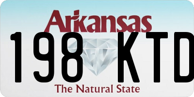 AR license plate 198KTD