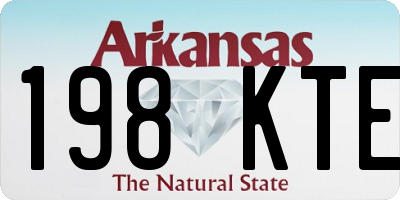 AR license plate 198KTE